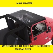Sun Stop Mesh Summer Brief Top 2007-2009 For Jeep Wrangler 2 Door Jk Sun Stop Mesh Summer Brief Top 2007-2009 For Jeep Wrangler 2 Door Jk