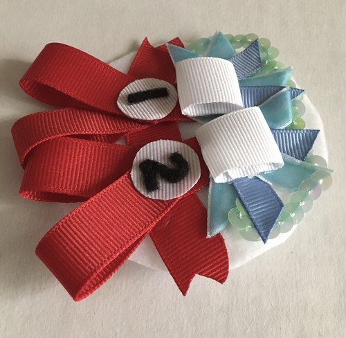One(1) NEW Handmade Dr. Seuss 3D Cat In The Hat Thing One & Thing Two Hair Clip - Picture 3 of 7
