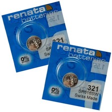 2 x Renata 321 SR65 SR616SW V321 SB-AF Watch Battery