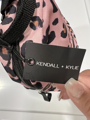 Kendall + Kylie Mini Backpack Leopard Print Pink/Black | eBay display picture 1