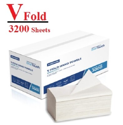 Inter Fold Hand White Paper Towel V fold Hand Towels Inter fold 2ply C fold Z fold ...