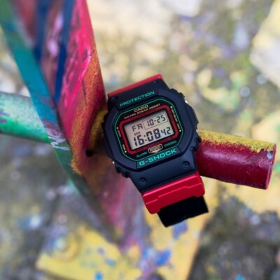 ジ*紙様 CASIO G-SHOCK DW-5600THC-1JF 2019 NEW CASIO Watch G-Shock Slowback 1990s DW-5600THC-1JF