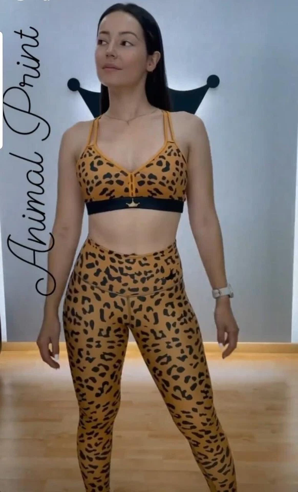 Leggings colombianos SUPER KING imitación cuero compresión bota elevación animal print Foto 4 de 4