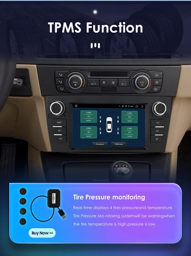 适用于宝马 E90 E91 E92 E93 328i 330i Android 12 CarPlay 汽车立体声收音机 GPS 播放器 - 第 5 张/共 16 张
