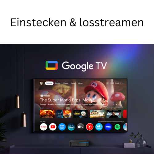 Streaming Box GX1 4K HDR10+ Google TV WLAN/WIFI LAN USB Android Player Netflix - Bild 2 von 9