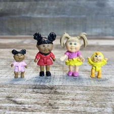 Cabbage Patch Kids Little Sprouts Mini 1.5" & 1” Figure Lot of 4 2017