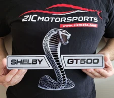 Shelby GT500 Badge Steel Sign