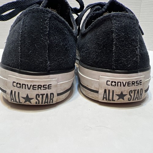 Converse All-Star Low Top Chuck Taylor Suede Leather Twilight Black Size 5M 7W - Picture 3 of 14