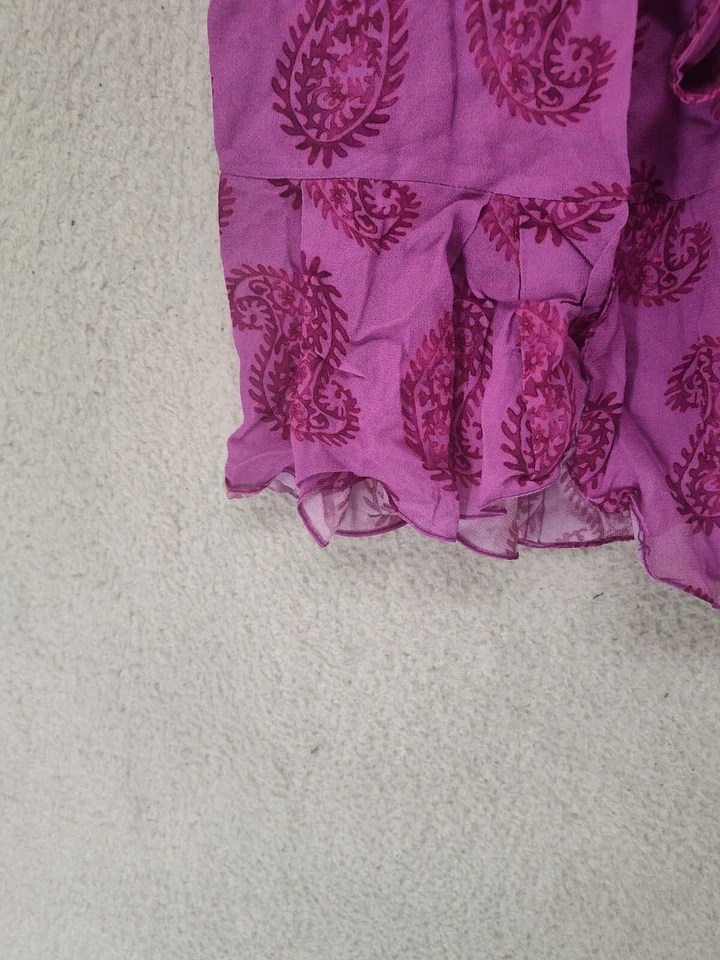 Falda para mujer Vix Paulahermanny extra pequeña púrpura cachemira 100 % rayón cubierta Foto 4 de 4