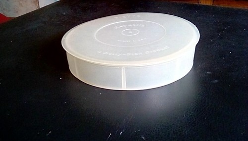 VINTAGE PIETTE REPUBLIC POLY-FLEX PLASTIC ROUND PIE CONTAINER - Picture 4 of 4