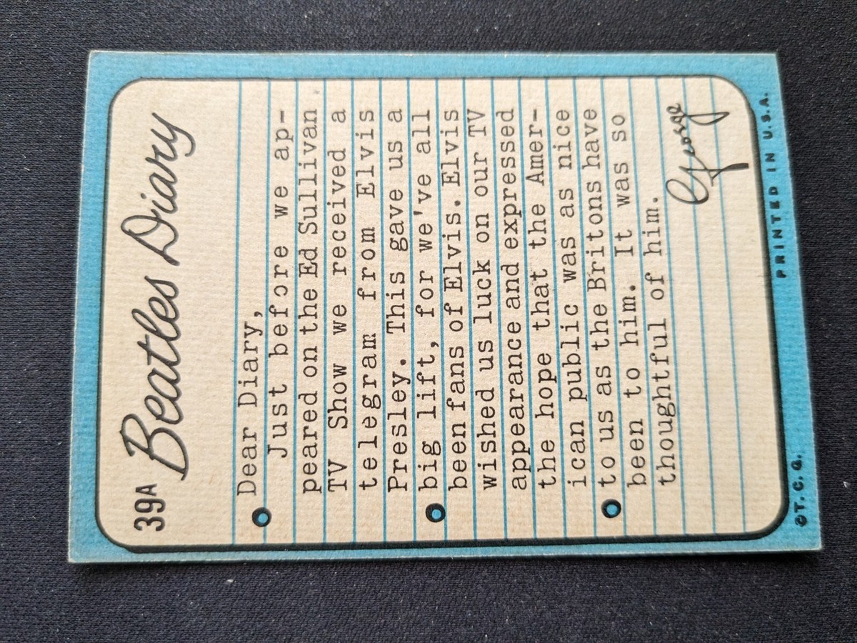 ビートルズ　TOPPSトレーディングカード「Beatles Diary 」 $_57.JPG?set_id=880000500F