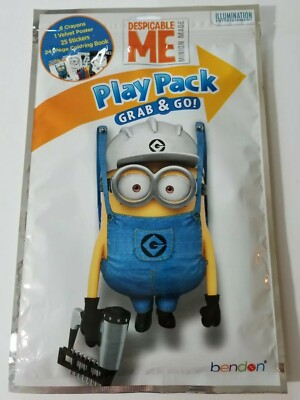 New Party Favors - Despicable Me Grab & Go Play Pack ILLUMINATION ENTERTAINMENT