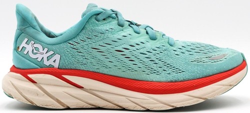 Hoka W Clifton 6 Wide Blue Gray Mesh Running Athletic Shoe Men