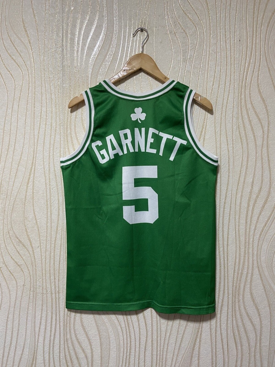 CELTICS バスケ　ユニフォーム　NBA GARNETT 5番 Boston Celtics Champion NBA Jersey #5 Kevin Garnett