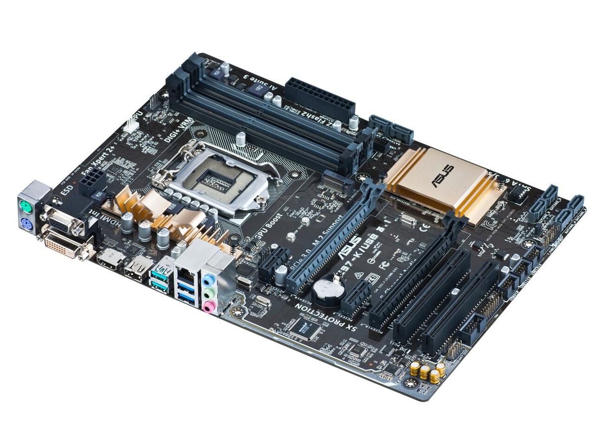 LGA 1150 ASUS Motherboard 4*DDR3 HDMI USB VGA On