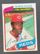 1980 Topps GEORGE FOSTER # 400 - NL ALL-STAR - pulled from vending case - NM-MT