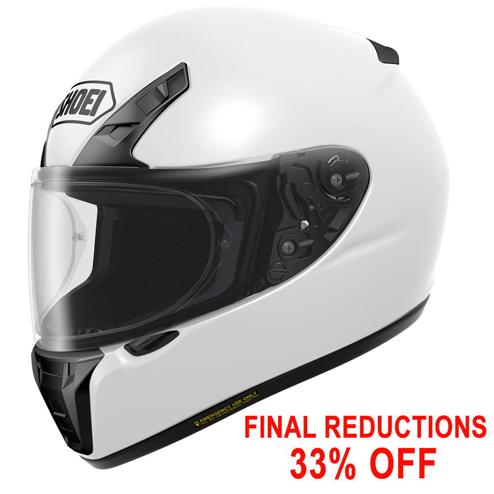 Shoei RYD Motorcycle Helmet White | eBay 