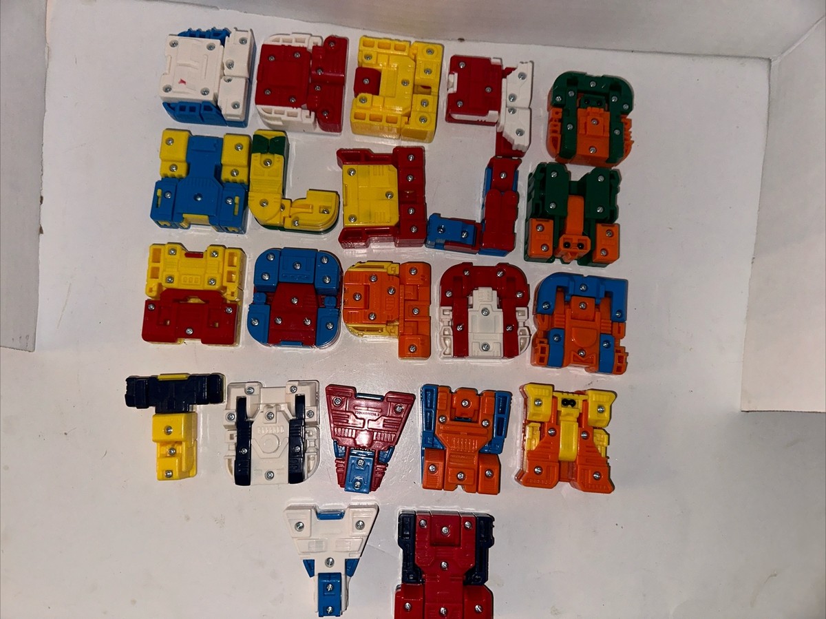 ALPHA BOTS Alphabet Transformer Robot Toys 22 Letters Toy Easter
