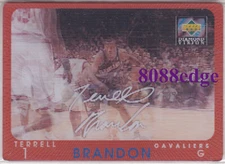 1997-98 UD DIAMOND VISION SIGNATURE MOVES: TERRELL BRANDON #S5 CAVALIERS CAVS