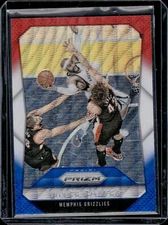 Vince Carter 2015-16 Prizm Red White Blue Prizm #4 - Memphis Grizzlies HOFer