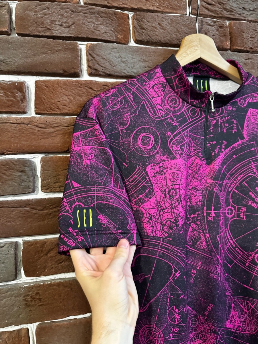 Rare 90s Seb Campagnolo Cycling Jersey Vintage L Pink | eBay