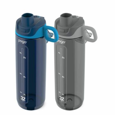 Pogo Sport 32oz Tritan Chug 2pk BPA-Free Color Gray & Navy