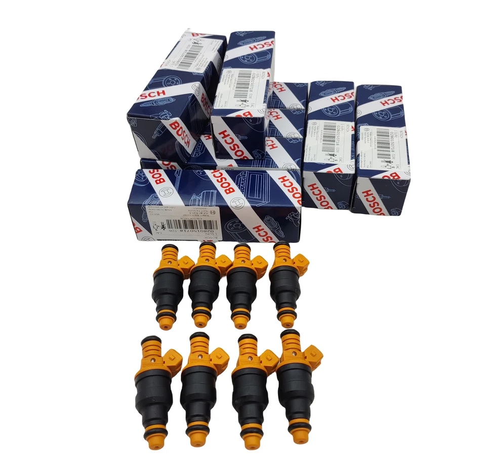 8X Original BOSCH OEM Upgrade Fuel Injectors For Ford F150 F250 F350 0280150718 Foto 2 de 4