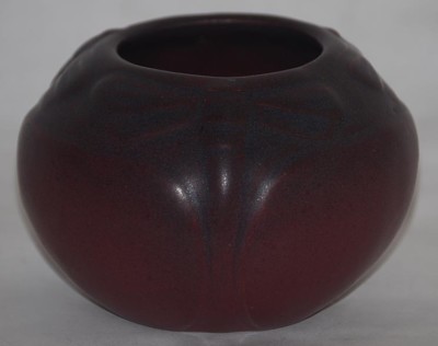 Antique Late Teens Van Briggle Pottery Dragonfly Bowl Vase Shape