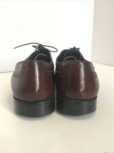 DANIELE FERRADINI - Brown Oxford Wingtip Shoes HandMade in Italy- Size 8.5 M - Picture 6 of 12