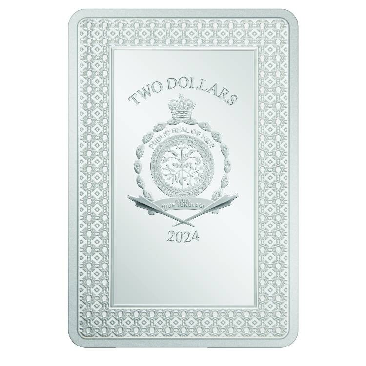 ニウエ 2024 タロットカード 「月」 ムーン 銀貨 プルーフ カラー ニウエ 2024 タロットカード 「月」 ムーン 銀貨 プルーフ カラー