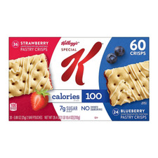 Special K Pastry Crisps Breakfast Bars Variety Pack, 60 pk. NO SHIP TO CA 