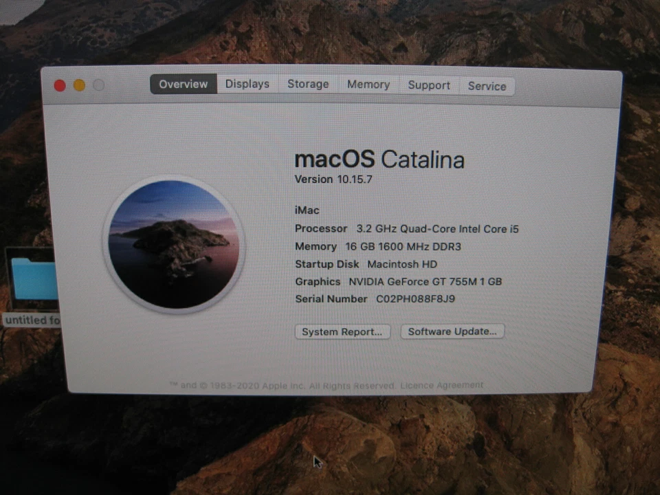 Apple iMac 27" A1419 Intel Core i5-4570 3.2Ghz 16GB GT 755M 500GB SSD Late 2013 - Image 2 of 4