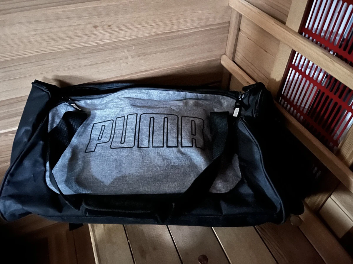 PUMA Evercat Accelerator Black Silver Duffel Bag Brand New With Tags