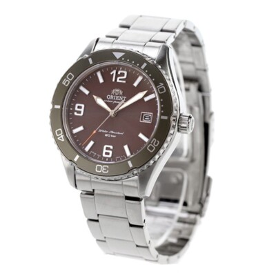 Orient Mako 40 Sports RN-WJ0004Y Brown Dial Solar Stainless Diver