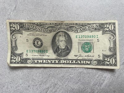 Rare $20 Twenty Dollar Bill Andrew Jackson 1985 | eBay