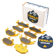 Kawasaki Mule Pro DX/DTX/FX/FXT/FXR 2015-2025 Ceramic Brake Pad Set Front & Rear