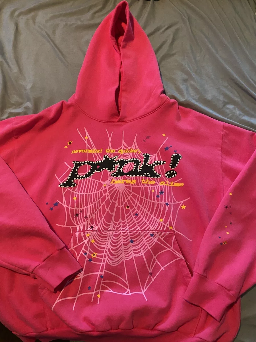 Spider Worldwide Sp5der Punk Hooded Sweatshirt Hoodie Size XLarge