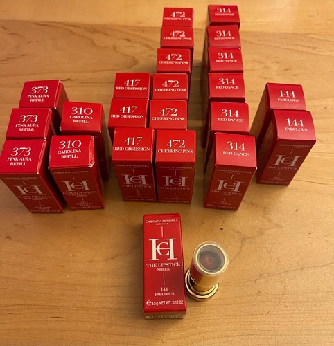 CAROLINA HERRERA THE LIPSTICK REFILL MATTE, SHEER, OR SATIN PICK YOUR SHADE NIB - Picture 2 of 12