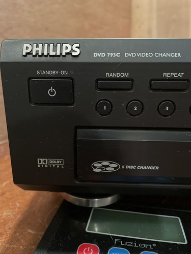 Philips 5 Disc DVD Player Dvd793C/172 Vintage 2003 Tested And Working No Remote - Picture 2 of 11