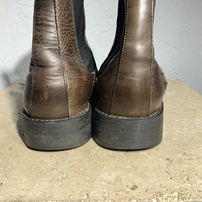 Bed Stu Mens Chelsea Boots Shoes Size 12 Brown Leather Pull  display picture 1