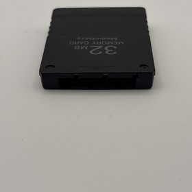 PlayStation 2 32MB Memory Card Black Tested Working Sony PS2 HC2-10080 Console