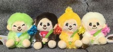 Monchhichi Flower Mascot Plush Stuffed Toy complete Set of 4 New 2026 from Japan