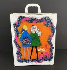 1968 Vintage Rare Canadian World of Barbie Doll Case Trunk Mattel Canada Wow