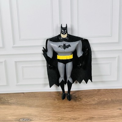 Batman Figure DC Comics Bendy Bendable Rubber Animated Series Gray Brave Bold