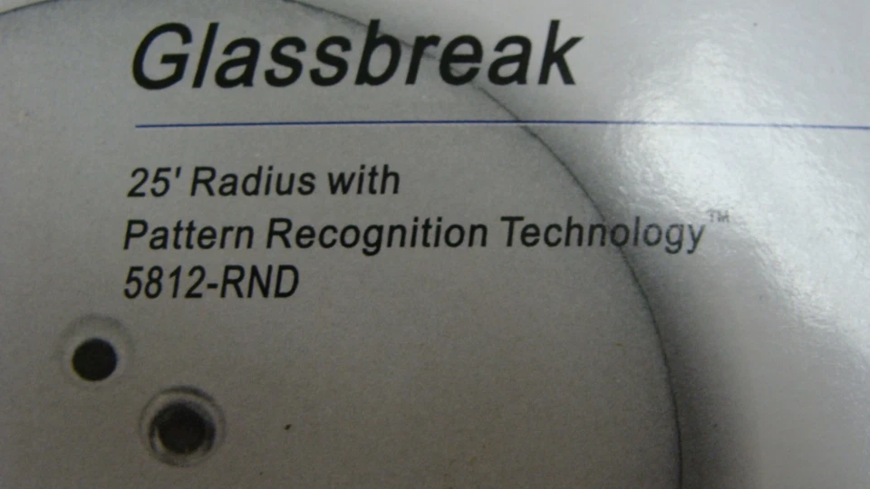 GE Security 5812-RND Round Acoustic Glassbreak New NOS - Image 2 of 2