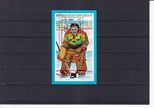 SA31e Cambodia 1990 Winter Olympics Albertville  92 Hockey used minisheet