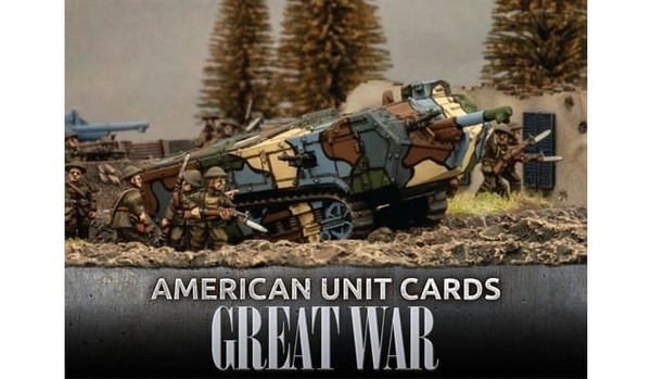 Great War American Unit Cards Englisch Battlefront Miniatures American 15Mm WW1-image