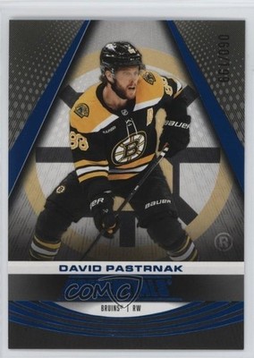 2025-26 Upper Deck Credentials Blue 60/199 David Pastrnak #88 19pg