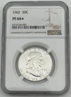 1962 Proof FRANKLIN Silver Half Dollar 50c NGC PF66* **STAR**