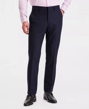  135 Kenneth Cole Reaction Men's Navy Techni Cole Slim Fit Pants 33 X 30 zau0626